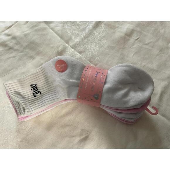 Juicy Couture Other - Juicy Couture shortie crew socks 5 Pairs pack